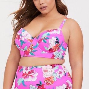 Torrid Neon Floral Underwire Bikini